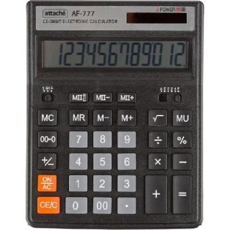 Калькулятор 12 разрядов Attache AF-777 200 х 155 х 32 мм