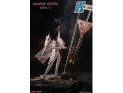 Пост-апок японка в белом - КОЛЛЕКЦИОННАЯ ФИГУРКА 1/6 Doomsday Sisters Chika White (PL2023-203A) - TBLeague
