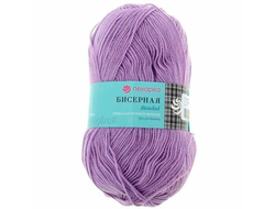 Пряжа Бисерная Пехорка Состав: 100% акрил высокообъёмный. Вес и длина нити:100 г/450 м. цвет  сирень