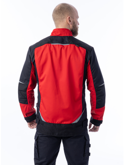 Куртка BRODEKS KS 202 цв. красный/чёрный