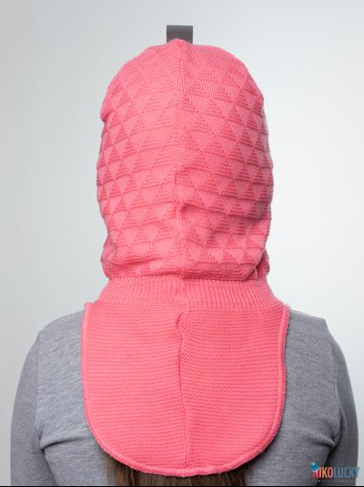 Шапка-шлем "Саша" 20201-02, цвет розовый, р. 50-52