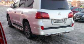Фаркоп Bosal LUX 3072-AL для Toyota Land Cruiser 200 (кроме Exclusive) 2007-2021