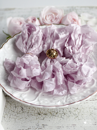 Шебби лента Розовая лаванда в интернет магазине Страна лент общий план