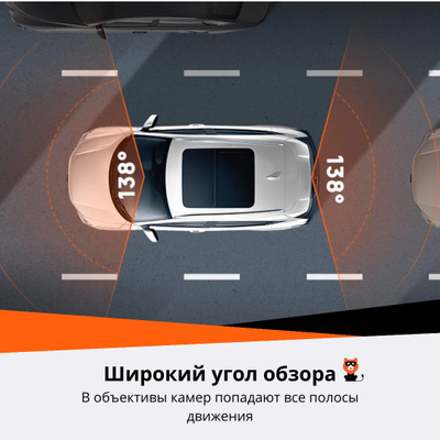 Видеорегистратор Зеркало 70Mai Rearview S500 Dash Cam Set (Black)