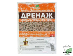Дренаж цветочный 1л мелкий керамзитовый Нов-Агро