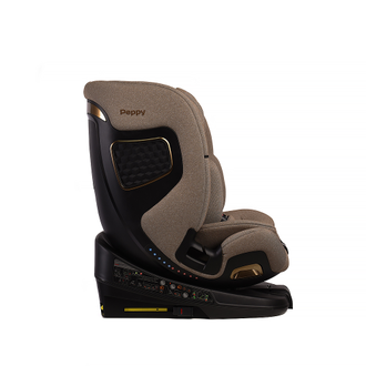Автокресло 0-36 кг Peppy Genius 360 Isofix Brownie