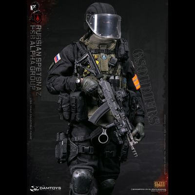 Спецназ ФСБ "Альфа" - Коллекционная ФИГУРКА 1/6 scale RUSSIAN SPETSNAZ FSB ALPHA GROUP (78064) - DAMTOYS