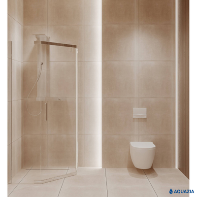 Кнопка AQUAZIA для инсталляции NOVUM F4 (Soft Touch белая)