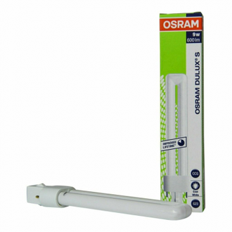 Лампа люминесцентная КЛЛ неинтегрированная OSRAM CFL DULUX S 9W/840 G23