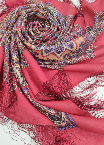 Павловопосадский платок  Ясно солнышко 1935-56