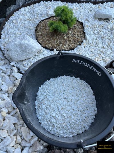 белая мраморная крошка