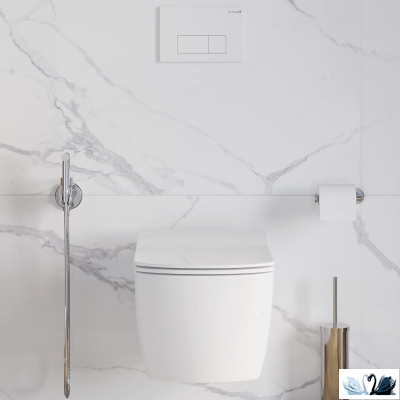 Керамогранит Italica Calacatta Splendid Silver 80х80 см белый полированный