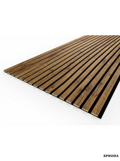 ПАНЕЛЬ СТЕНОВАЯ АКУСТИЧЕСКАЯ  Дуб крафт табачный  2780Х600Х9