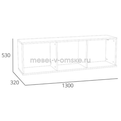 Полка навесная Банни-041.46