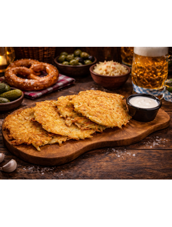 Драники картофельные со сметаной