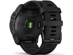 Умные часы Garmin Fenix 7X Sapphire Solar Wi-Fi, серый/черный