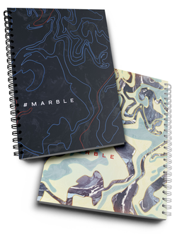 Набор тетрадей 24 листа с МРАМОРОМ / MARBLE