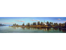 "Лето на Валааме" 40см х 150см холст/масло