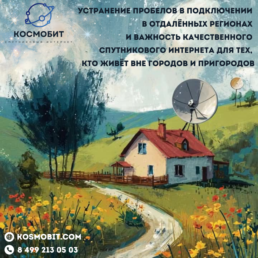 Устранение пробелов в подключении в отдалённых регионах и важность качественного спутникового интерн