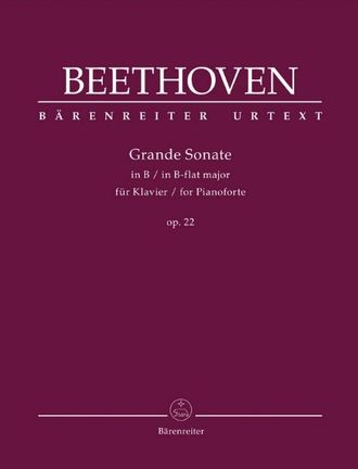 Beethoven. Sonate №11 B-Dur op.22 für Klavier