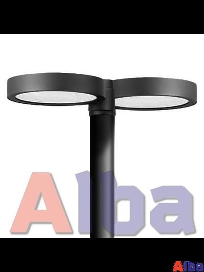 Фонарь RONDO 400мм двойной с опорой садово-парковый 3 м