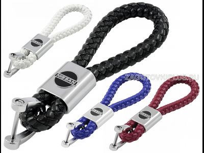 Кожаный плетеный ремешок с логотипом авто, опт ремешок плетеный из кожи с логотипом авто