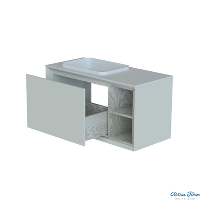 ШКАФ НИЖНИЙ ФРЕЙМ 1100-570-4 СТОЛЕШНИЦА НАТУРАЛЬНЫЙ МРАМОР BIANCO CARRARA