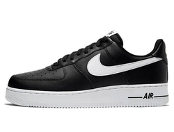 Черно-белые кроссовки Nike Air Force 1 '07 AN20 Black White CJ0952-001