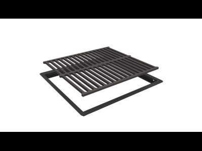 Решётка-гриль чугунная в рамке (комплект для гриль-вставок)