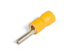 Наконечник кабельный штыревой круглый изолированный НШКИ 6.0-13 серия ПРОФИ с ПВХ манжетой