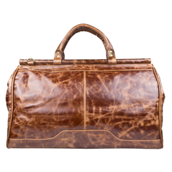 Кожаный саквояж Otranto Premium cognac (арт. 4006-53)