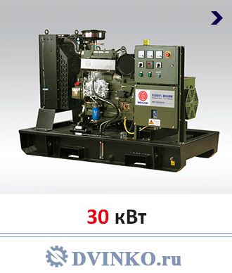 Индустриальный дизель генератор 30 кВт WPG41F1