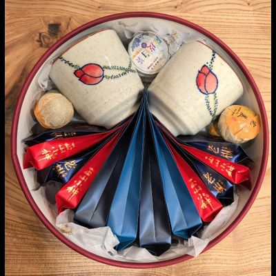 Набор №2 китайского чая с 2 керамическими стаканами