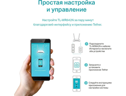 Wi-Fi роутер TP-Link WR842N Белый