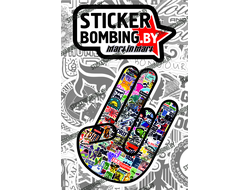 стикер - Shocker Jdm