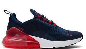 Nike Air Max 270 синие с красным