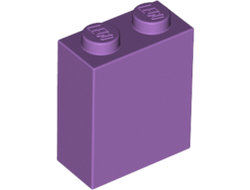 Brick 1 x 2 x 2 with Inside Stud Holder, Medium Lavender (3245c / 4654130)