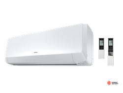 Инверторный тепловой насос настенного типа Hitachi серии AKEBONO NORDIC (R32) RAK-25RXE/RAC-25WXEN (комплект)