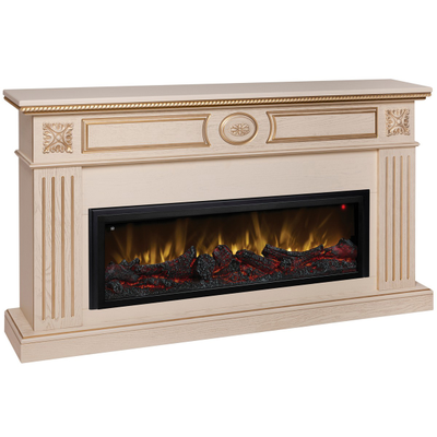 Линейный электрический камин Siena WT с очагом Beverly 1000