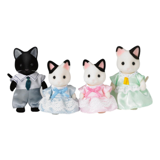 Sylvanian Families Набор Семья Черно-белых Котов, 5181