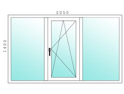 Окно 2050х1400  ЗАКАЗАТЬ