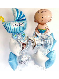 Фонтаны из шаров "Выписка 2"