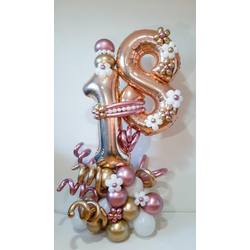 Композиция из шаров "Нежность"