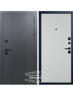 ВФД (VFD) ВЛАДИМИРСКАЯ ФАБРИКА ДВЕРЕЙ/ BALANCE Twin. NUITA/ ЭКОШПОН Sharkskin - Steel/ ТОЛЩИНА 112 мм/ ТРИ КОНТУРА/ МИНЕРАЛЬНАЯ ПЛИТА