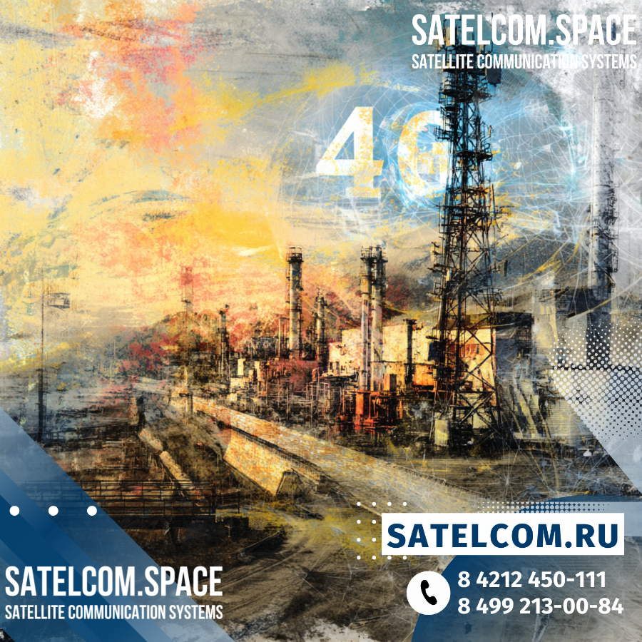 Объединение 4G и спутниковой связи