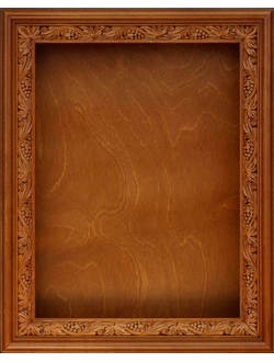 Киот деревянный с резной деревянной рамой для иконы формата 30х40см.