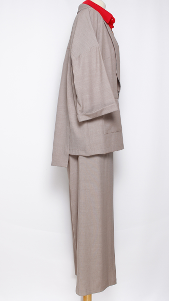 КОСТЮМ БРЮЧНЫЙ "ВИНТАЖ" бежевый р.52-58