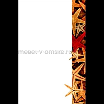 Зеркало криволинейной формы с разноцветным радужным краем