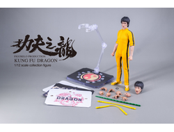 ПРЕДЗАКАЗ - Брюс Ли - Коллекционная фигурка 1/12 SCALE Kung Fu Dragon - FIGURELO Production ?ЦЕНА: 12900 РУБ.?
