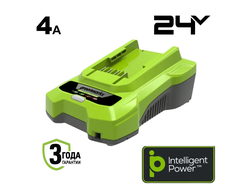 Быстрое зарядное устройство Greenworks G24C4 , 24V, 4А